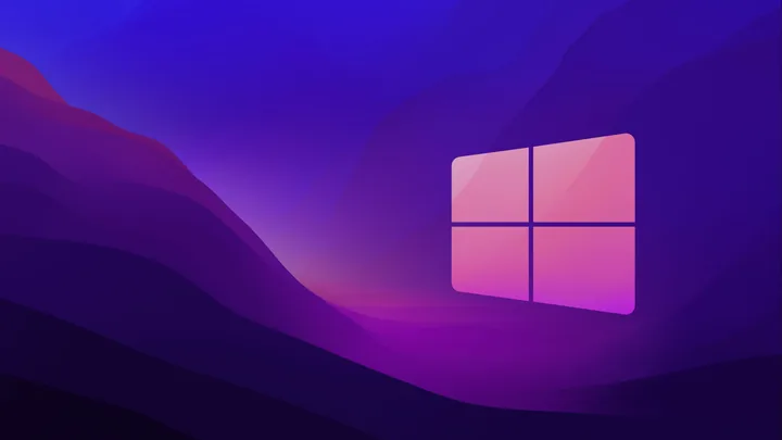 Windows 11 purple gradient